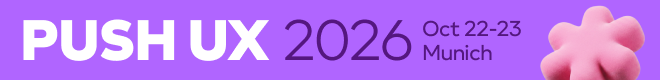 PUSH UX 2026 conference, 22–23 October in Munich